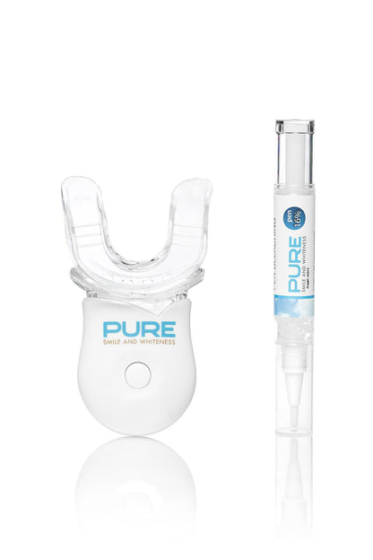 Едногодишна избелваща система PURE с 4 бр. Шприци 16%, 1 бр. мин.гел. + LED лампа
