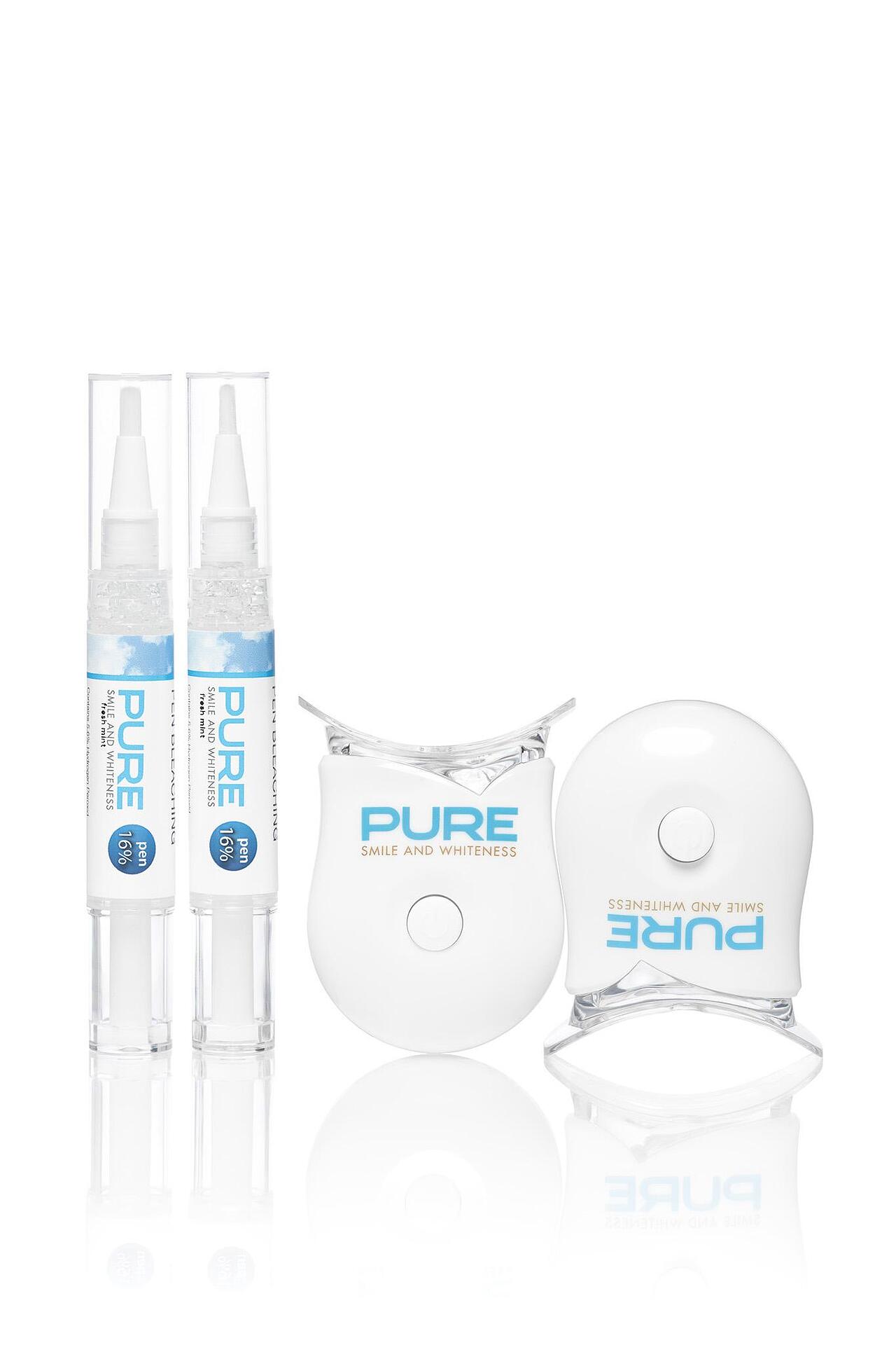 Двоен к-т избелваща система за зъби PURE 16% с LED лампи